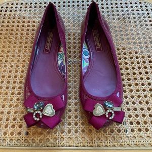 Coach ballet flats sz 8